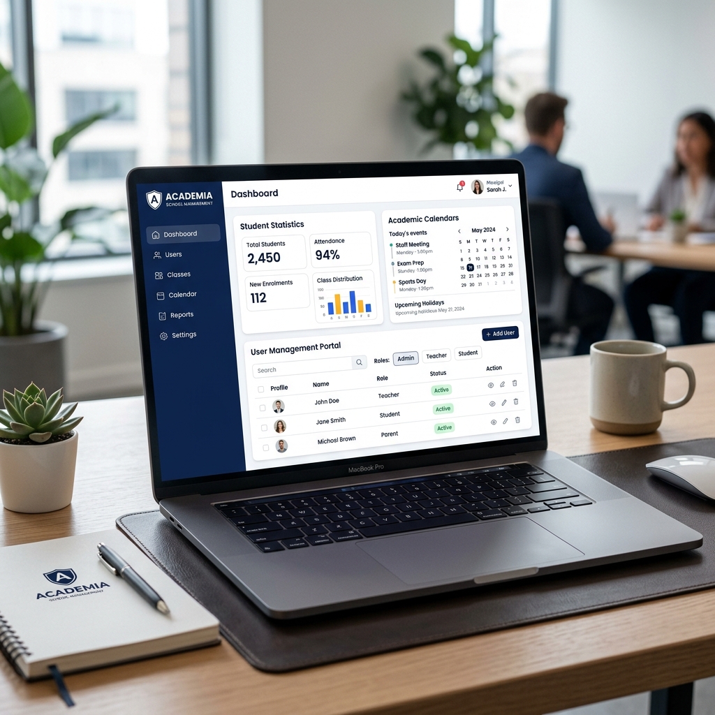 School Management System - Admin Dashboard